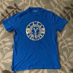 Blue true religion t shirt